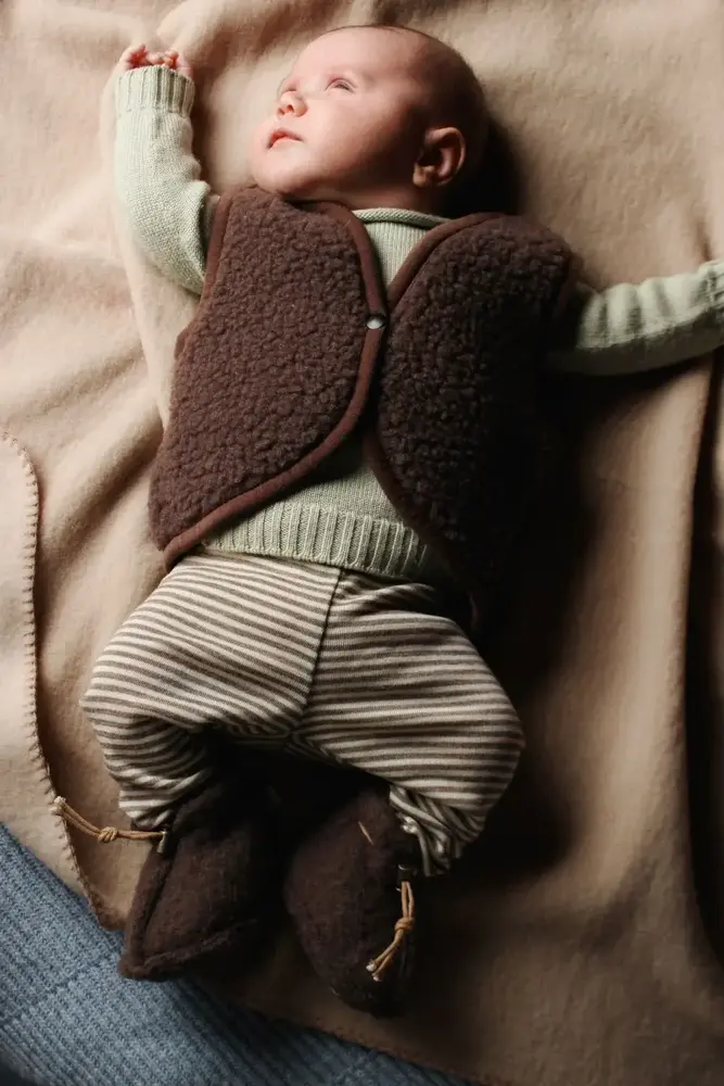 Alwero Alwero | Baby Vest | Lulu Light | Choco