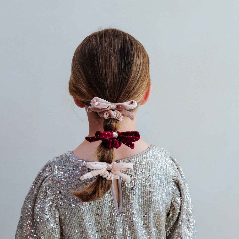 Mimi & Lula Mimi & Lula | Velvet Bow Scrunchies