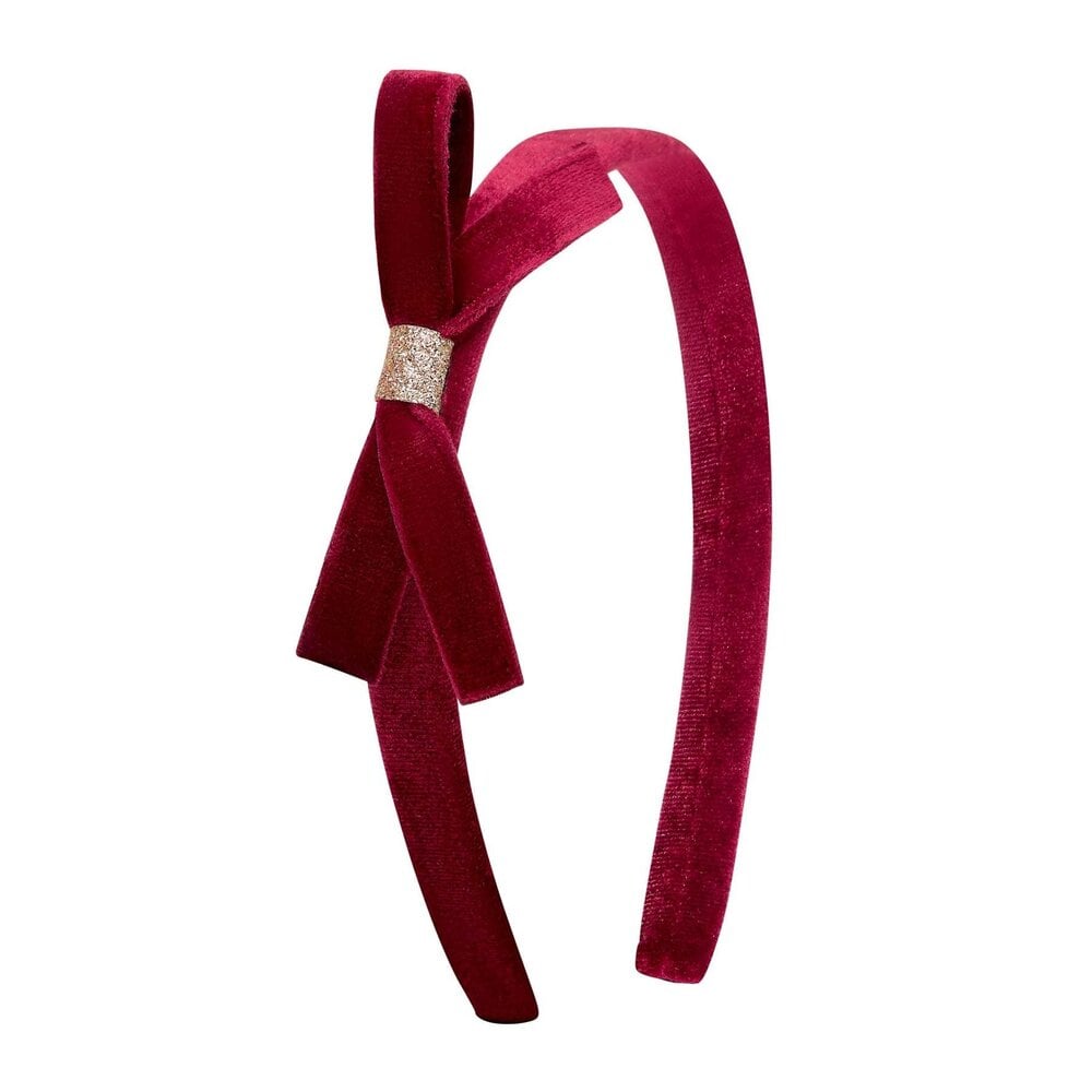 Mimi & Lula Mimi & Lula | Violet bow headband | Burgundy