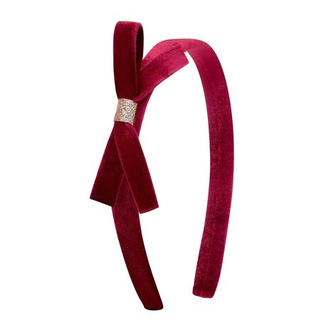 Mimi & Lula Mimi & Lula | Violet bow headband | Burgundy