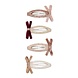 Mimi & Lula Mimi & Lula | Skinny velvet bow hair clips