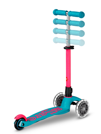 Micro Step Micro Step | Micro Mini Step Deluxe LED | Aqua/Roze Neon