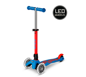 Micro Step Micro Step | Micro Mini Step Deluxe LED | Blauw/Rood Neon
