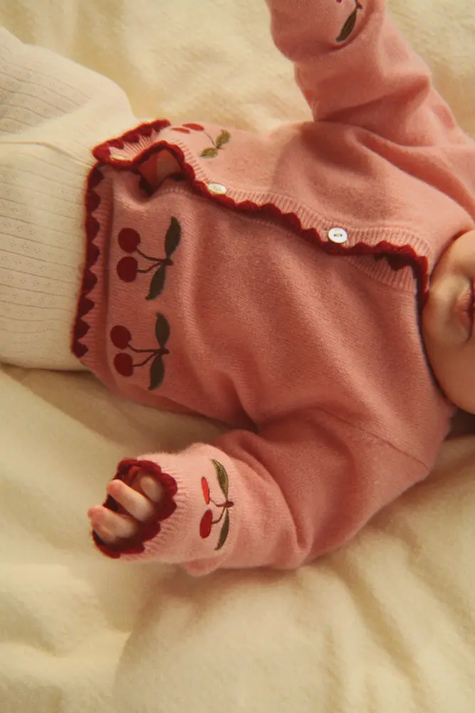 Konges Sløjd Konges Sløjd | Collette Cardigan | Pale Blush