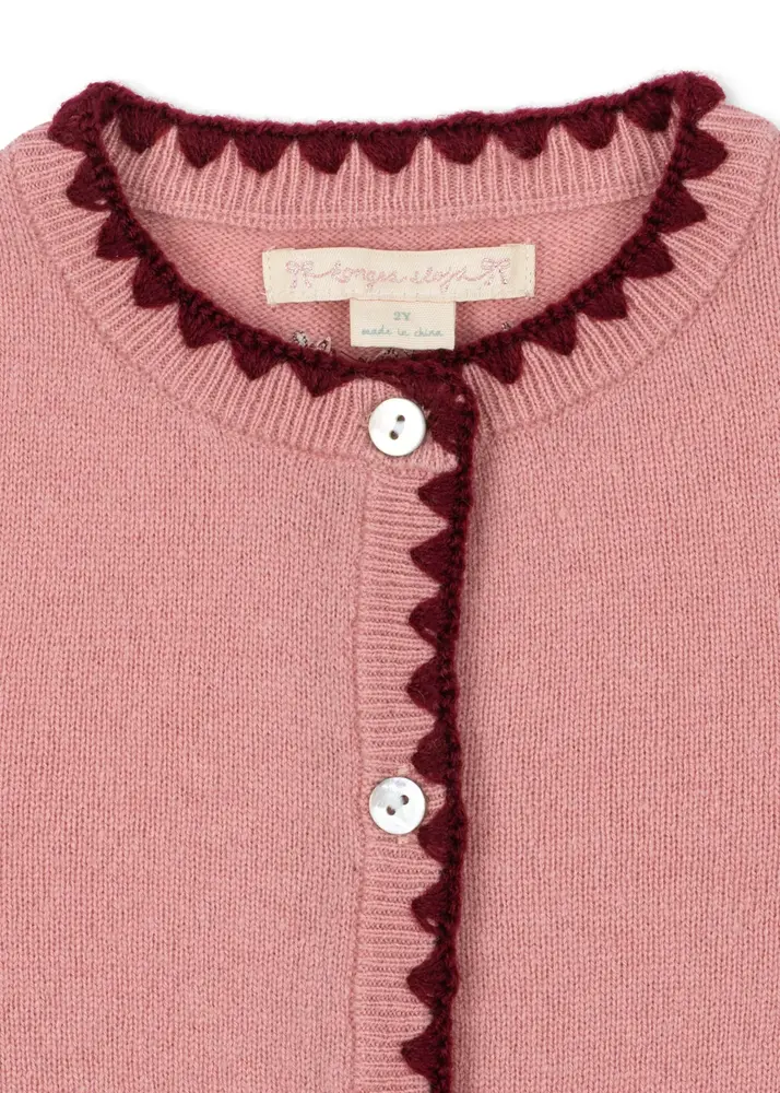 Konges Sløjd Konges Sløjd | Collette Cardigan | Pale Blush