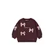 Konges Sløjd Konges Sløjd | Lou Bow Sweat Shirt Ocs | Decadent Chocolate