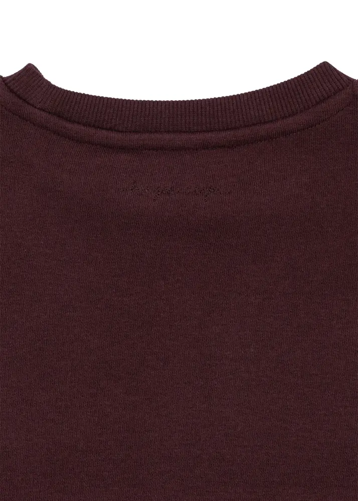 Konges Sløjd Konges Sløjd | Lou Bow Sweat Shirt Ocs | Decadent Chocolate