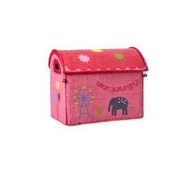 Rice Everyday Magic Rice | Klein Raffia Opberghuis | Pink | Fun Fair Rice Everyday Magic Rice | Klein Raffia Opberghuis | Pink | Fun Fair