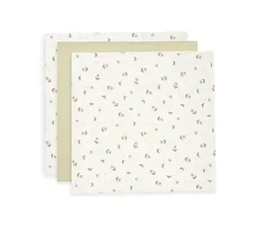 Jollein Jollein | Hydrofiele Doek Small 70x70cm | Over the moon | 3 Stuks