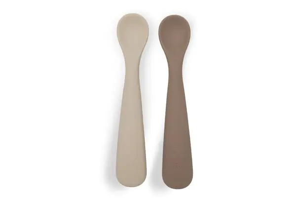 Jollein Jollein | Siliconen Lepeltje | Natural Shades | 2 stuks