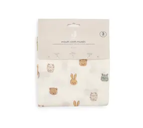 Jollein Jollein | Hydrofiel Monddoekje 31x31cm | Jollies | 3 pack