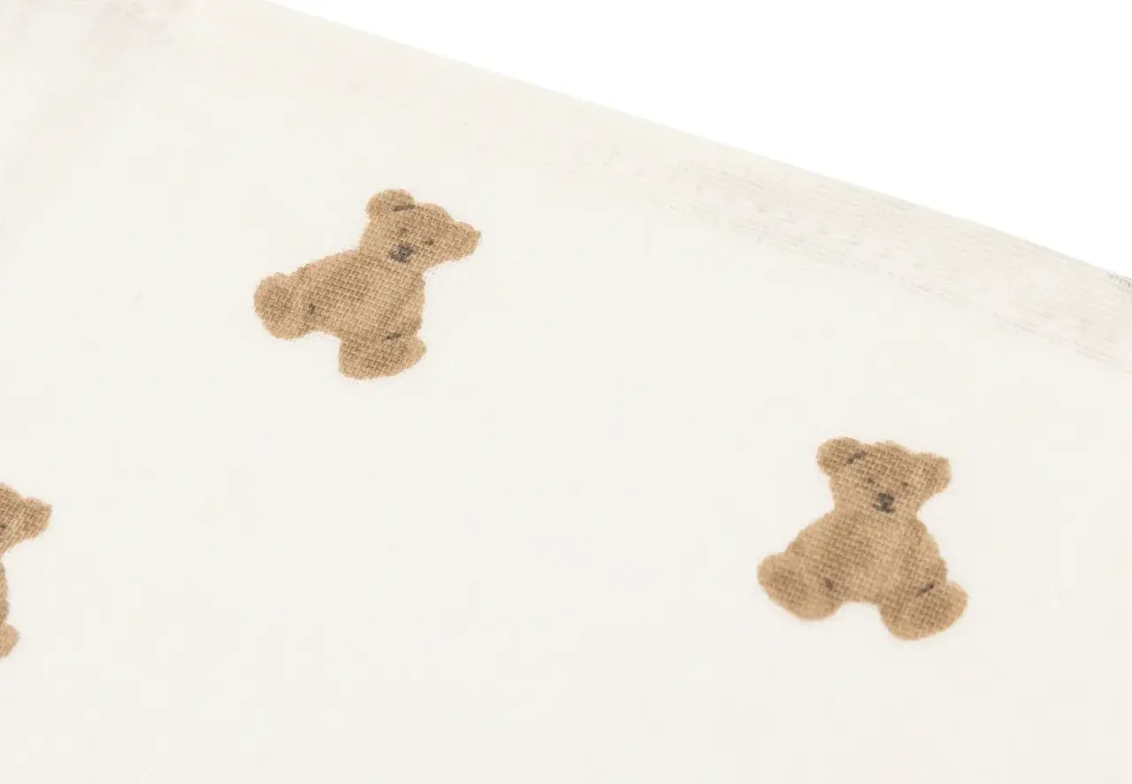 Jollein Jollein | Hydrofiel Monddoekje 31x31cm | Mini Teddy Bear | 3 pack