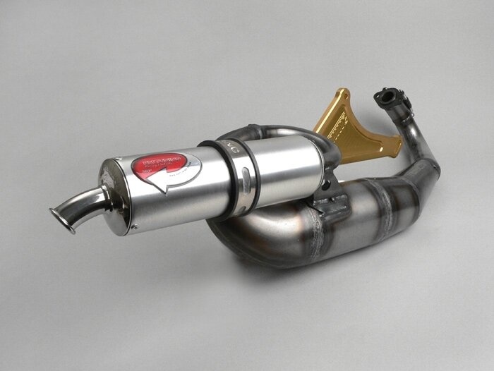 Uitlaat PM Tuning PM59 X Tech-Piaggio LC 2 takt met demper -  Handelsonderneming Zwanenburg