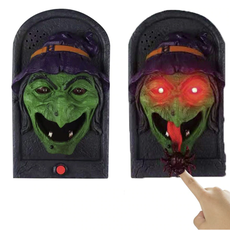 Decor Shop Halloween doorbell witch