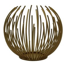 Decor Shop Metal Candlestick Sphere