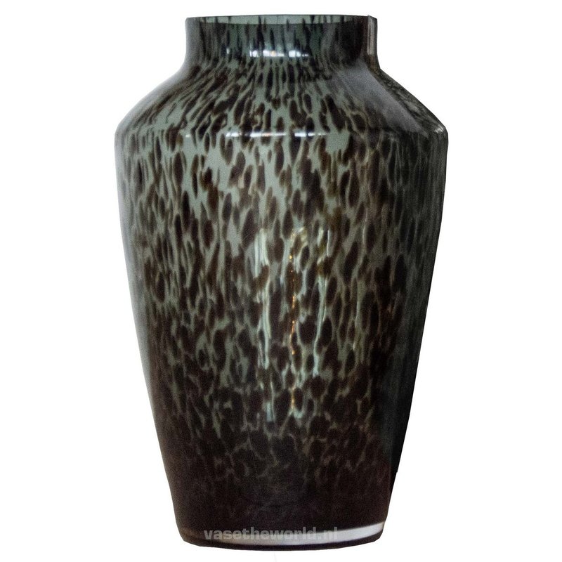 Vase The World Hudson Grey Cheetah