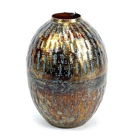 MANSION Atmosphere Hamered metal vase