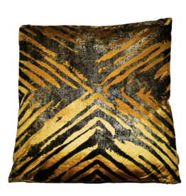 Colmore by Diga Velvet black-gold pillow