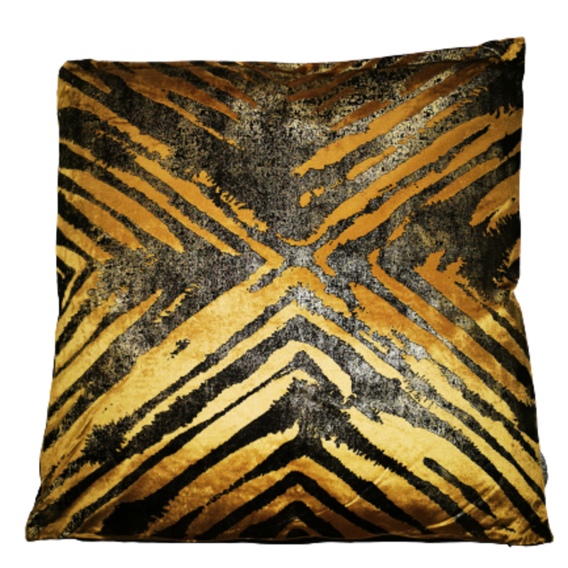 Colmore by Diga Velvet black-gold pillow