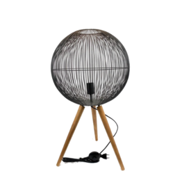 MANSION Atmosphere Cage Lamp Wooden Feet