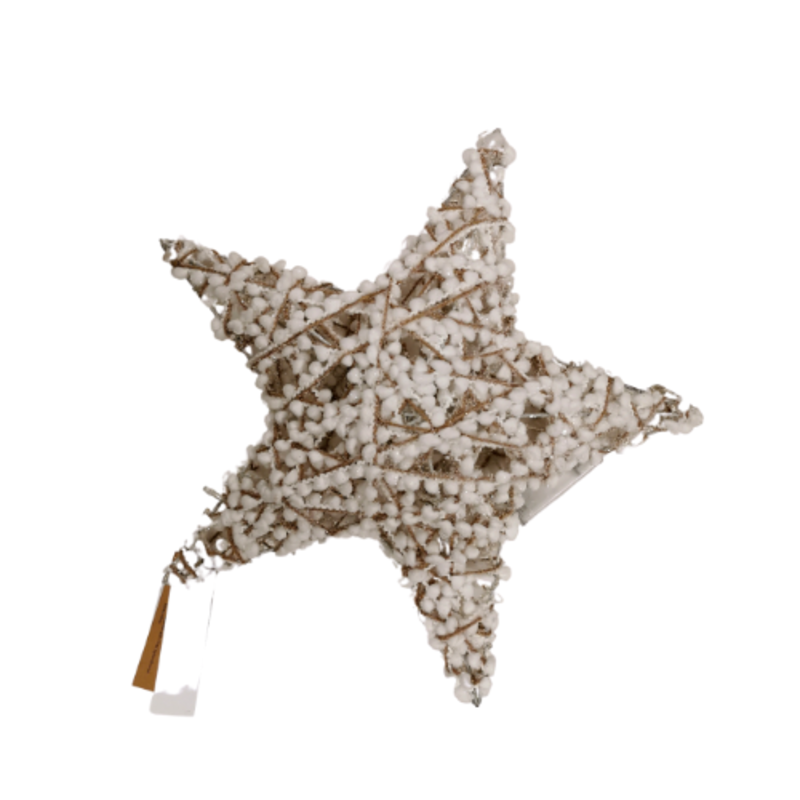 Dijk Natural Collection Christmas star rattan with warm LED