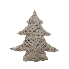 Dijk Natural Collection Weihnachtsbaum Rattan mit warmer LED