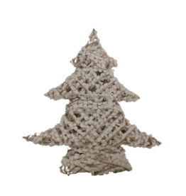 Dijk Natural Collection Weihnachtsbaum Rattan mit warmer LED