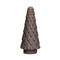 Decor Shop Christmas Tree Glass Brown