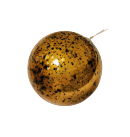 Colmore by Diga Golden Christmas Bauble with Black