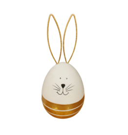 Home Society Easter rabbit with gold