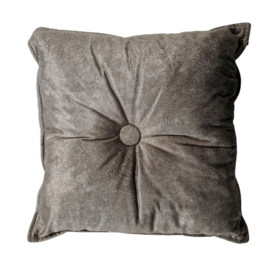 MANSION Atmosphere Shiny Light Gray Cushion