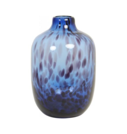 Light & Living DAKAR Vase Blau-Schwarz