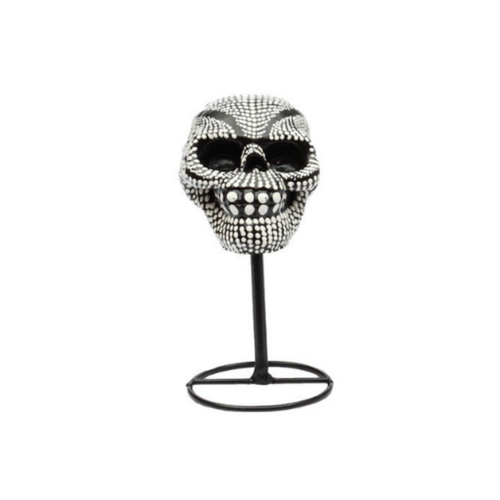 Bazar Bizar Mexican Sugar Skull on stand