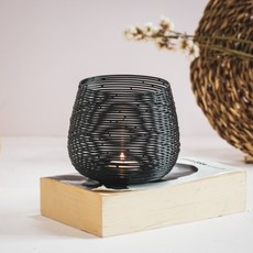 Housevitamin Tea Light Holder Black Metal