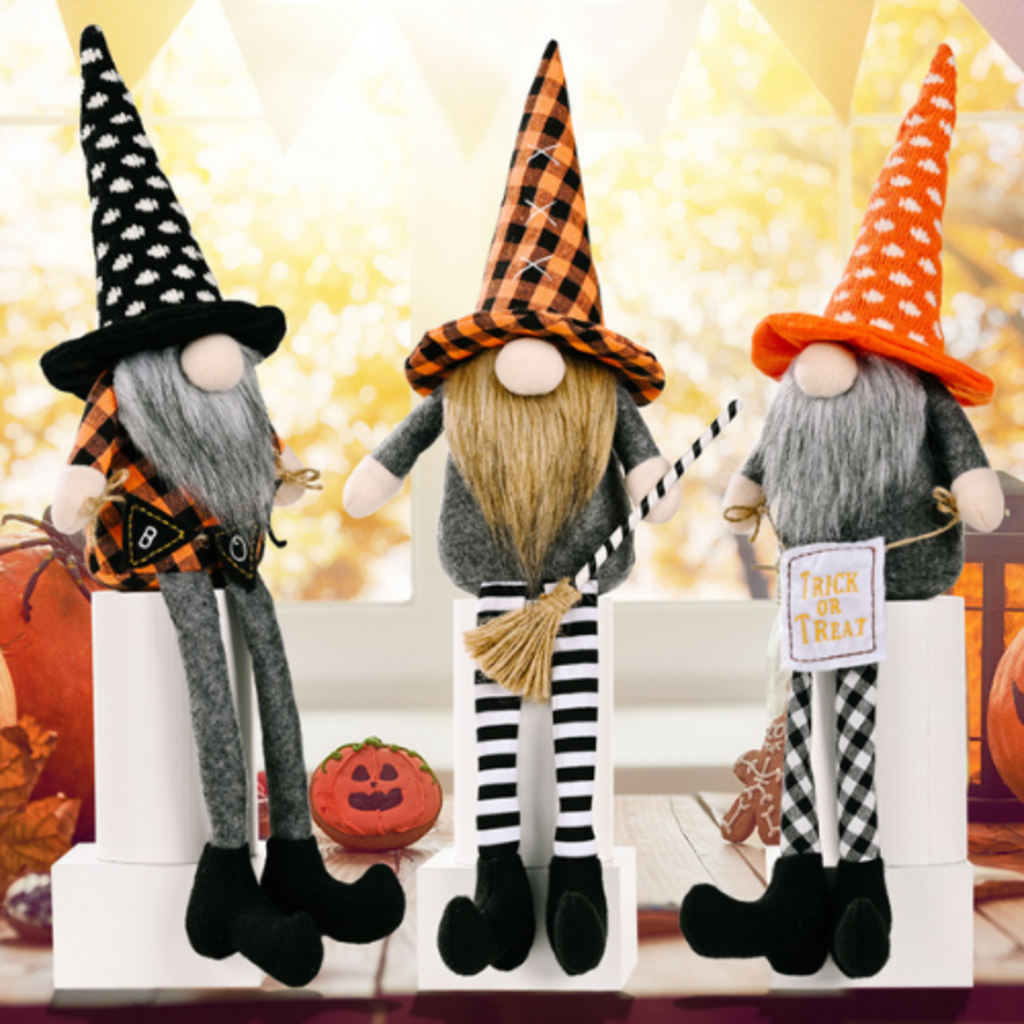 Decor Shop Halloween Gnome Trick or Treat