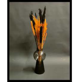 Decor Shop Dried Flower Bouquet Orange Black