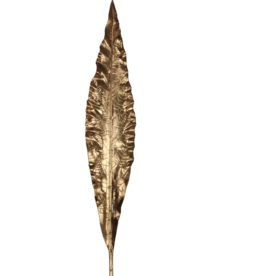 By Lauco Golden Palm Leaf Elongated