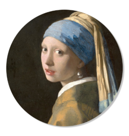 GM Decoratie Wall Circle Girl with a Pearl Earring by Vermeer