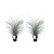Miscanthus Small Silberspinne græs - Sæt med 2- Elefantgræs - ø23 - Højde20 cm