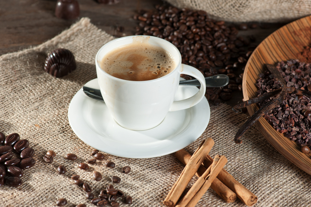 Coffea Arabica - Coffee plant - Set of 4 - Pot 12cm - Height 25-40cm