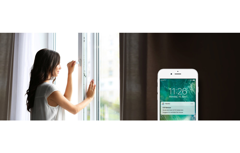 FIBARO Slimme CO/koolmonoxide melder