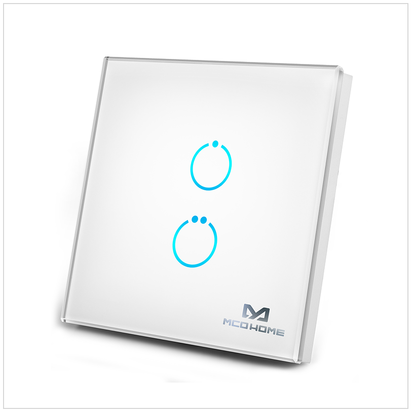 MCO Home Glass Touch Switch 2 Button