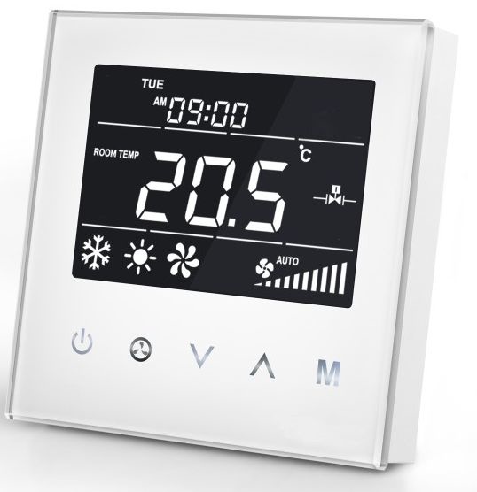 Afbeelding van MCO Home Thermostaat voor 4-pijps ventilator - Wit