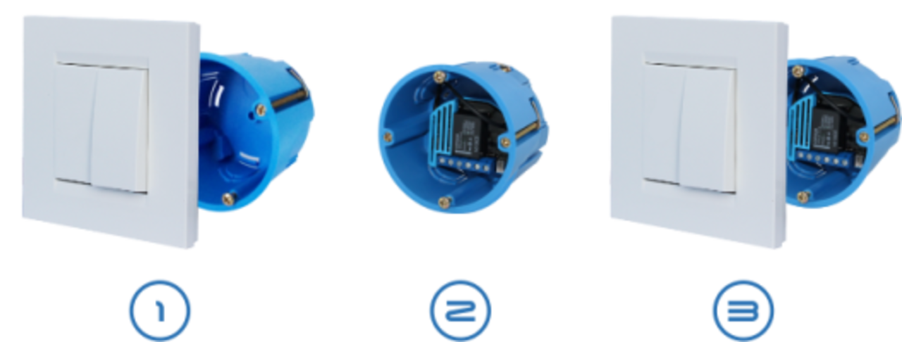 Qubino Qubino Flush 1D Relais Z-Wave Plus 2300W Inbouw Qubino Qubino Flush 1D Relais Z-Wave Plus 2300W Inbouw