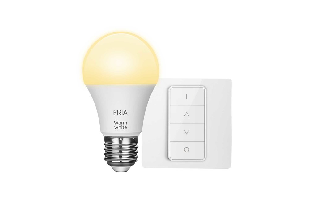 AduroSmart ERIA® Startpakket E27 Lamp - Dimbaar Wit Licht - Inclusief Dimmer - Zigbee, ook zonder hub te gebruiken