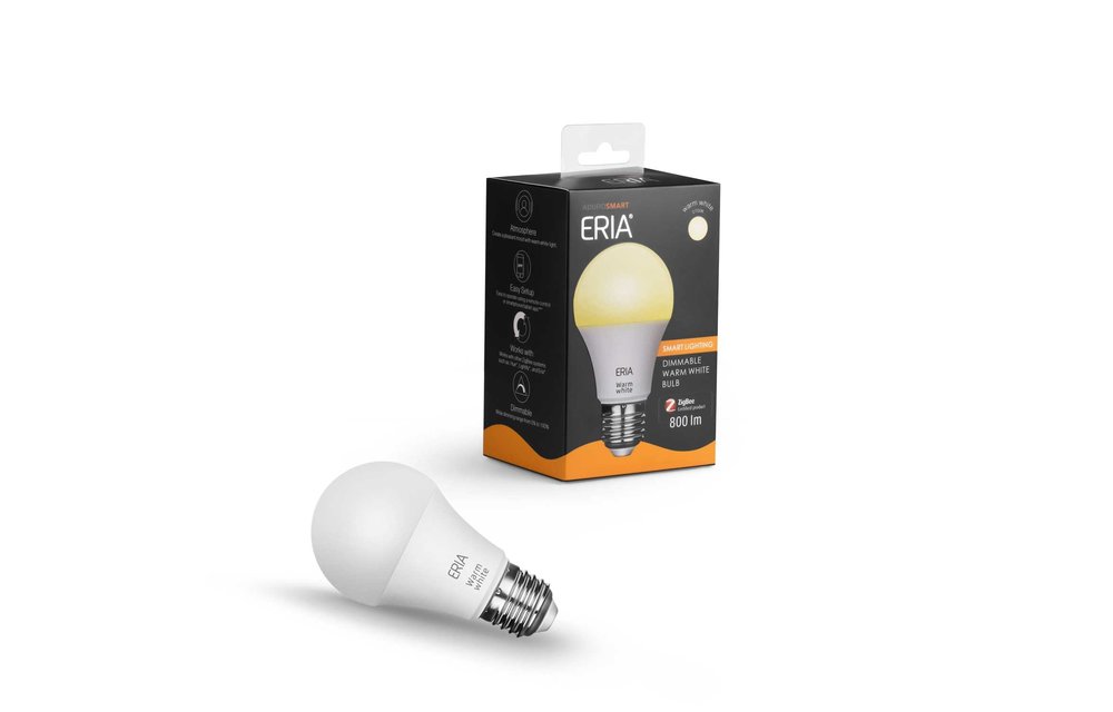 AduroSmart ERIA® E27 lamp Warm white - 2700K - warm wit licht - Zigbee Smart Lamp - werkt met o.a. Adurosmart, Hue en Google Home