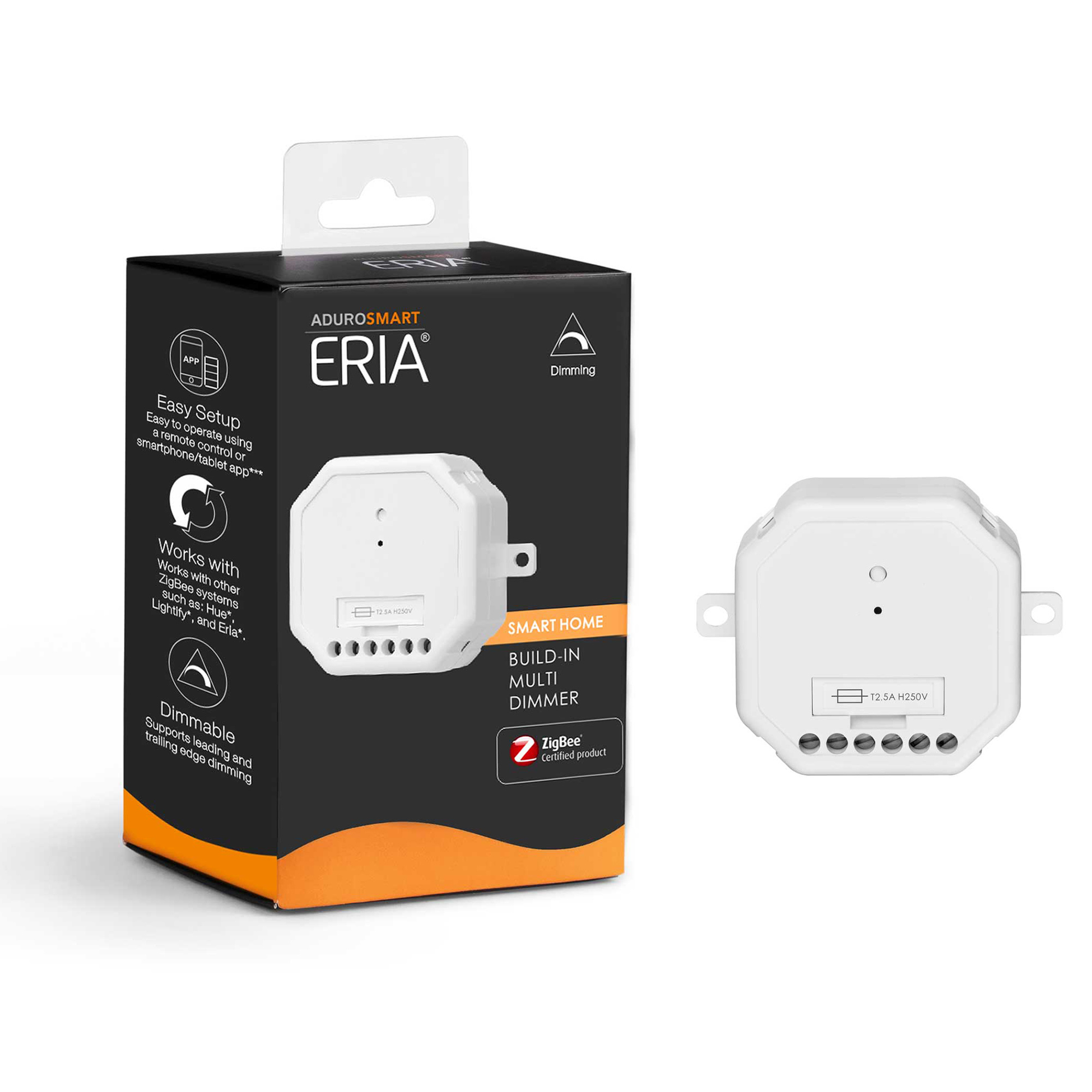 AduroSmart ERIA® Zigbee inbouwdimmer - 300W, Werkt met Adurosmart, Hue, Smarthings en Google Home