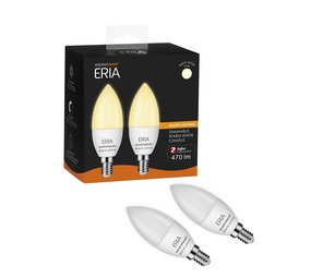 AduroSmart AduroSmart ERIA® E14 kaars Warm white - 2-pack - 2700K - warm wit licht - Zigbee AduroSmart AduroSmart ERIA® E14 kaars Warm white - 2-pack - 2700K - warm wit licht - Zigbee