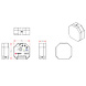 EcoDim EcoDim .10 led dimmer module 250W, Zigbee EcoDim EcoDim .10 led dimmer module 250W, Zigbee