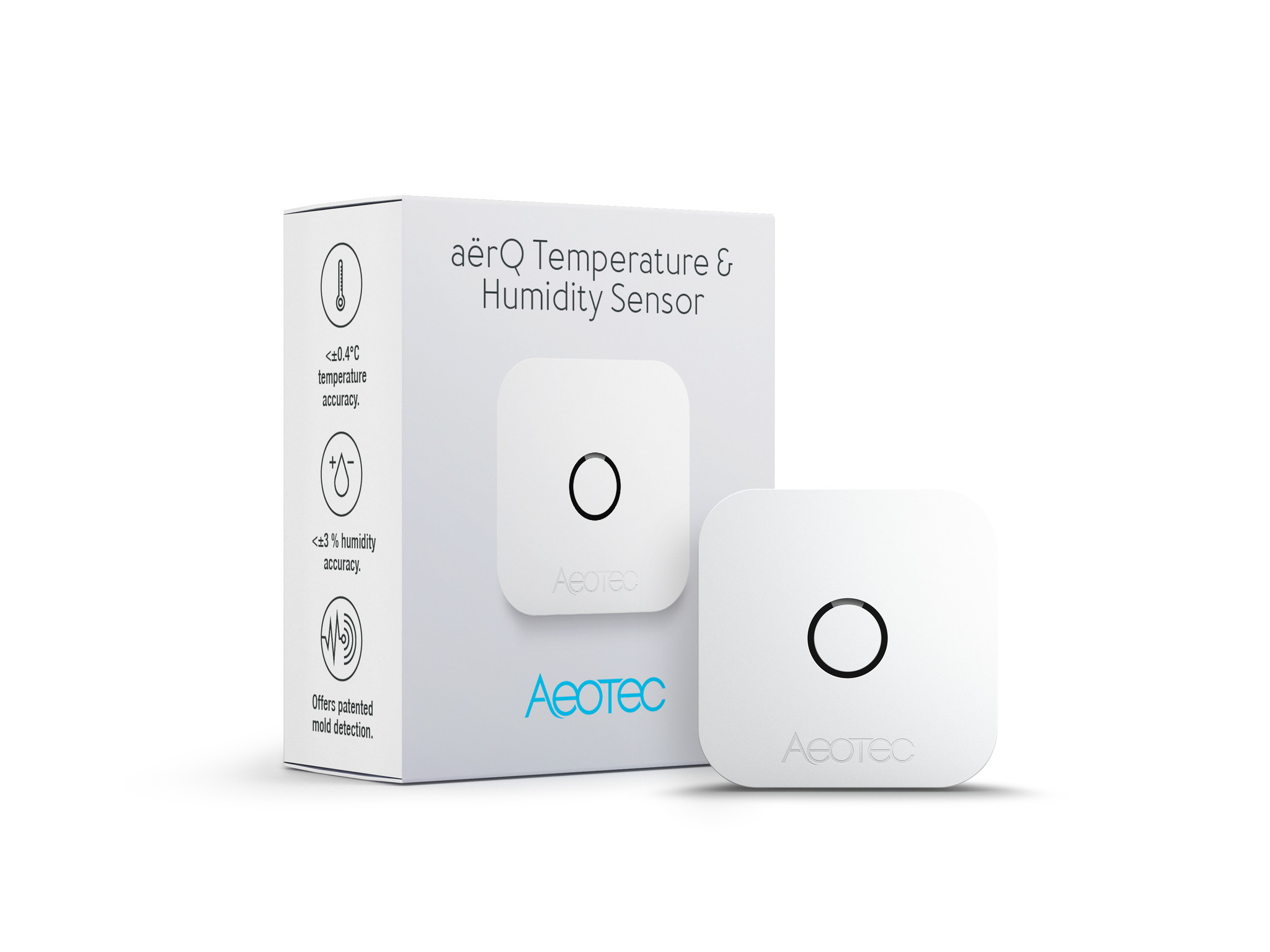 Aeotec aërQ Temperatuur & Vochtigheidssensor Z-Wave Plus